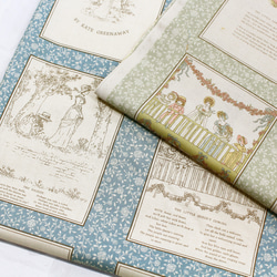 新柄入荷！ルシアン(LECIEN)『ケイト・グリーナウェイ 　パネル　モノ(Mono)』～1パネル58㎝でカット済み～ 4枚目の画像