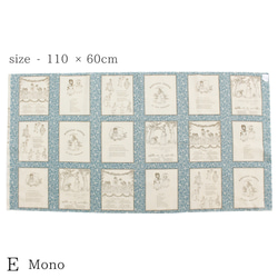 新柄入荷！ルシアン(LECIEN)『ケイト・グリーナウェイ 　パネル　モノ(Mono)』～1パネル58㎝でカット済み～ 1枚目の画像