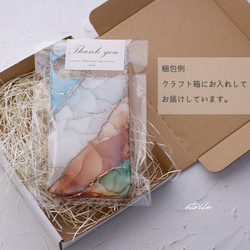 #earth　アルコールインクアートのスマホケース・ネックストラップ・リング（iPhone / Android) 6枚目の画像