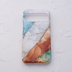 #earth　アルコールインクアートのスマホケース・ネックストラップ・リング（iPhone / Android) 5枚目の画像