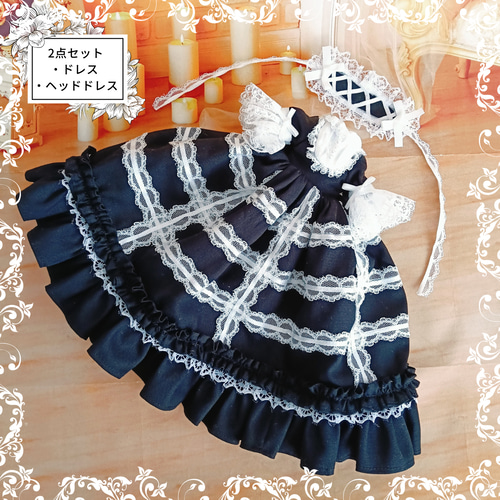 ジェニーサイズ ゴスロリ ゴシックロリータ 黒ロリ ロリータ