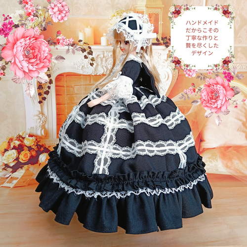 ジェニーサイズ ゴスロリ ゴシックロリータ 黒ロリ ロリータ