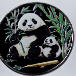 パンダ　ゴルフマーカー マグネットマーカー ハットマーカー  マグネットコイン13113-472（金属製） 4枚目の画像