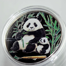 パンダ　ゴルフマーカー マグネットマーカー ハットマーカー  マグネットコイン13113-472（金属製） 6枚目の画像