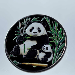 パンダ　ゴルフマーカー マグネットマーカー ハットマーカー  マグネットコイン13113-472（金属製） 8枚目の画像