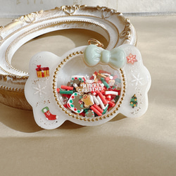 レジン ねこ 肉球 シェイカー シャカシャカ キーホルダー ピンク