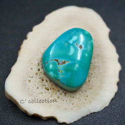 5,77ct Kingman Turquoise ブラックウェブ キングマンターコイズ K-90