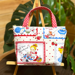 再販⭐︎ユキエモン生地使用⭐︎ミニファスナーポーチ⭐︎ちょこっと