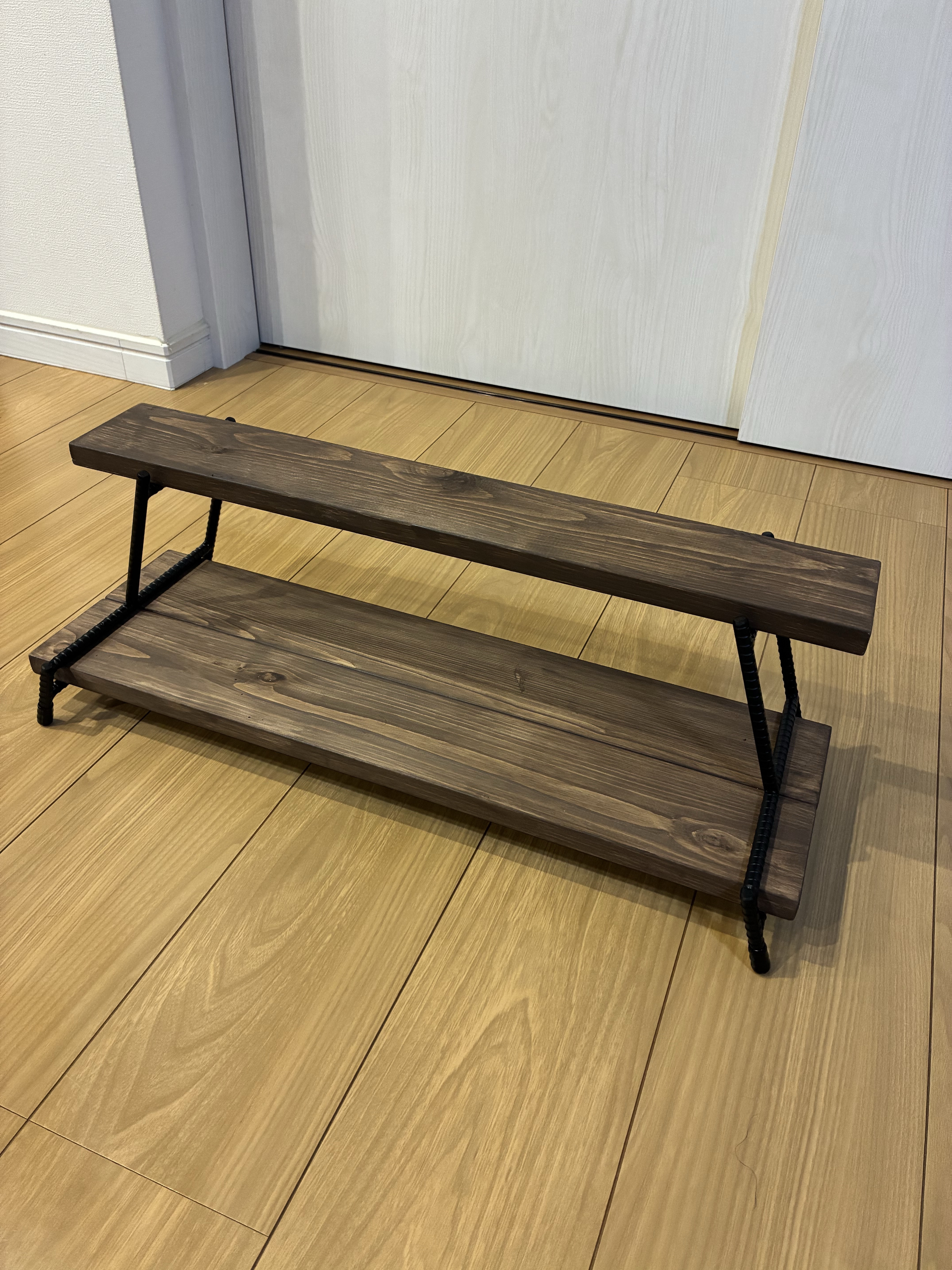 アイアンレッグ　アイアンラック　アイアンシェルフ　観葉植物棚　キャンプ　インテリア