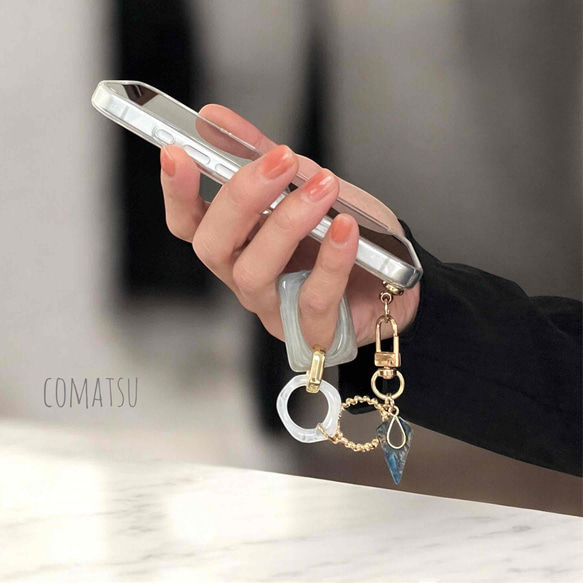 [全機種対応] Classical３ ストラップ付きスマホケース スマホストラップ付きカバー 9枚目の画像