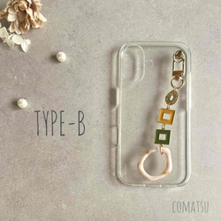 [全機種対応] Classical３ ストラップ付きスマホケース スマホストラップ付きカバー 4枚目の画像