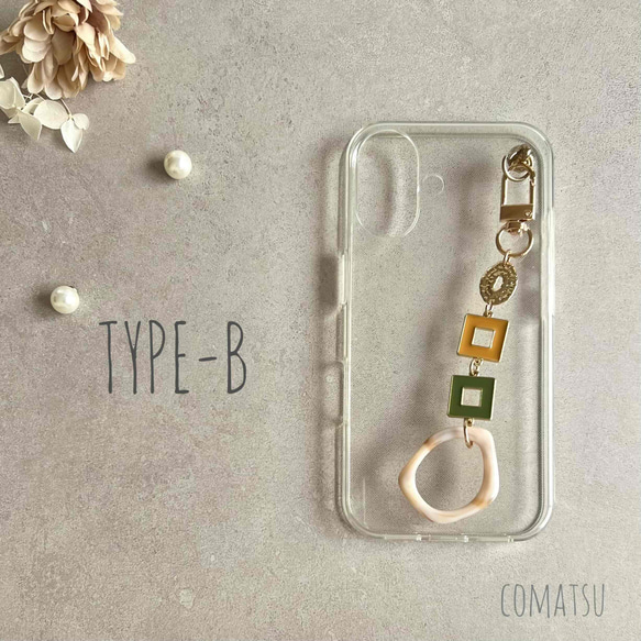 [全機種対応] Classical３ ストラップ付きスマホケース スマホストラップ付きカバー 4枚目の画像