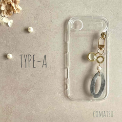 [全機種対応] Classical３ ストラップ付きスマホケース スマホストラップ付きカバー 3枚目の画像