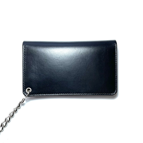 ホーウィン社クロムエクセルレザー ミドルトラッカーウォレット