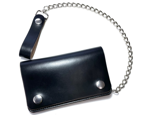 クロムエクセル ホーウィン ミドルトラッカーウォレット カスタム タロンジッパー ホーウィン社クロムエクセルレザー ミドルトラッカーウォレット