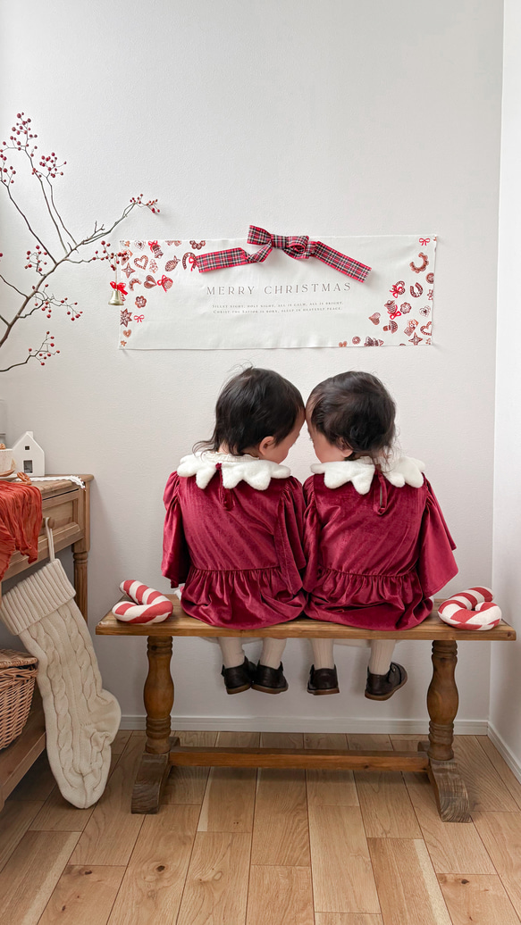 【早割】選べるリボン 新作クリスマスタペストリー miniタペストリー付き　2025 11枚目の画像