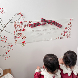 【早割】選べるリボン 新作クリスマスタペストリー miniタペストリー付き　2025 7枚目の画像