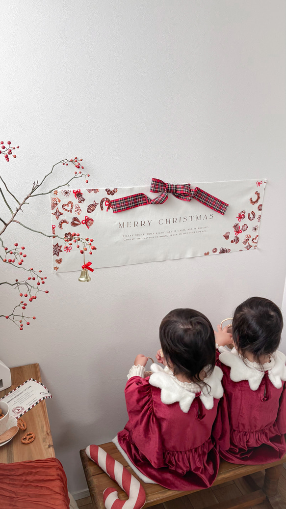 【早割】選べるリボン 新作クリスマスタペストリー miniタペストリー付き　2025 7枚目の画像