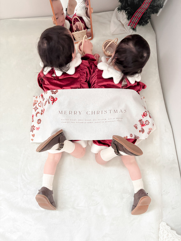 【早割】選べるリボン 新作クリスマスタペストリー miniタペストリー付き　2025 4枚目の画像