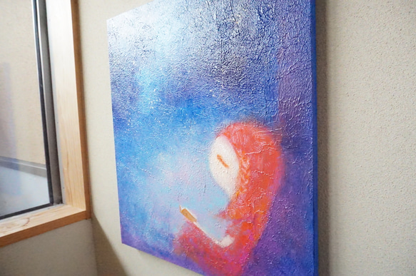 【星月夜】原画－キャンバス10号 4枚目の画像