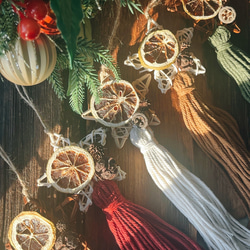 クリスタル×流木のドリームキャッチャー タペストリー・壁掛け Rutilus