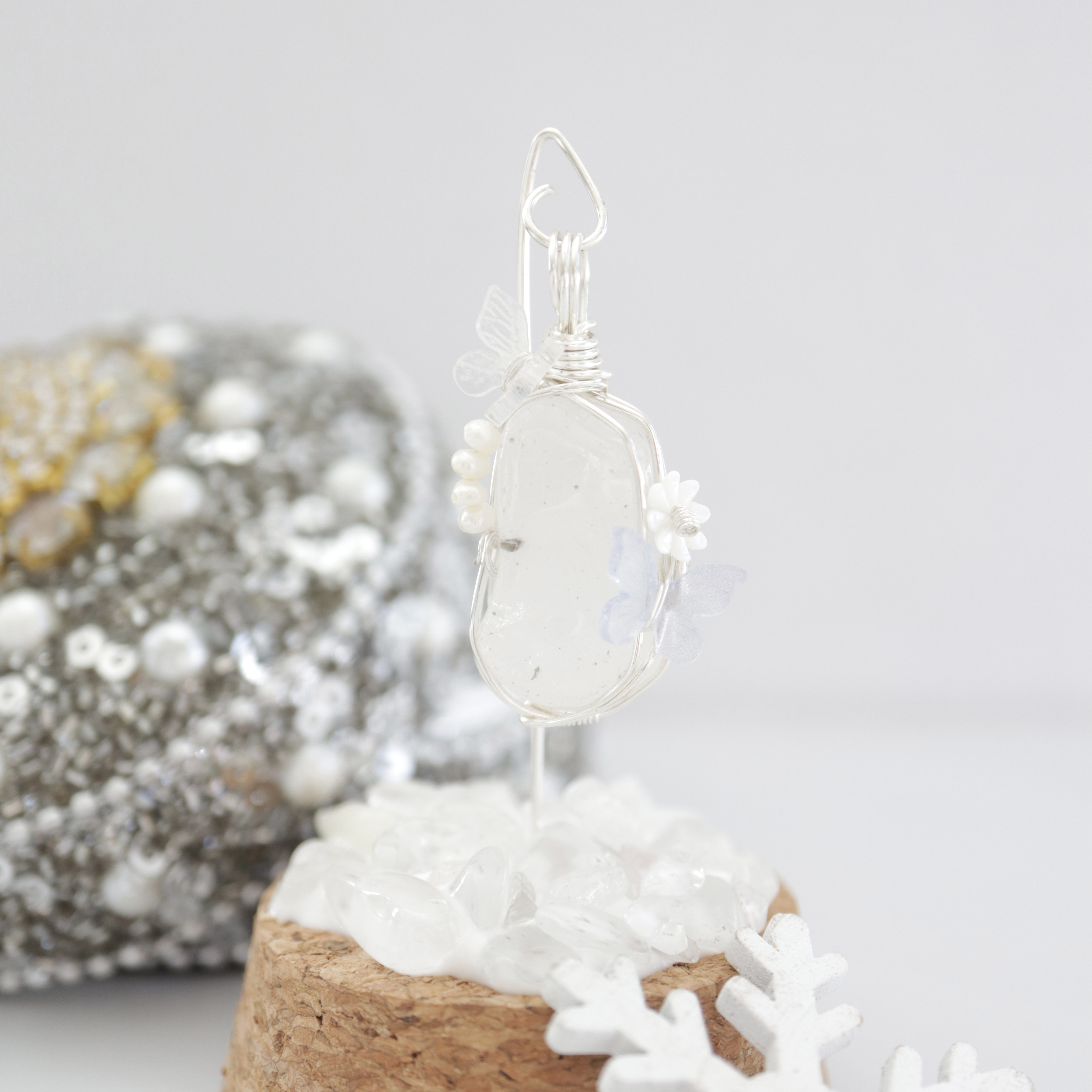 【1点もの】乙女鉱山の水晶《白練》｜やわらかな光に溶ける祈り