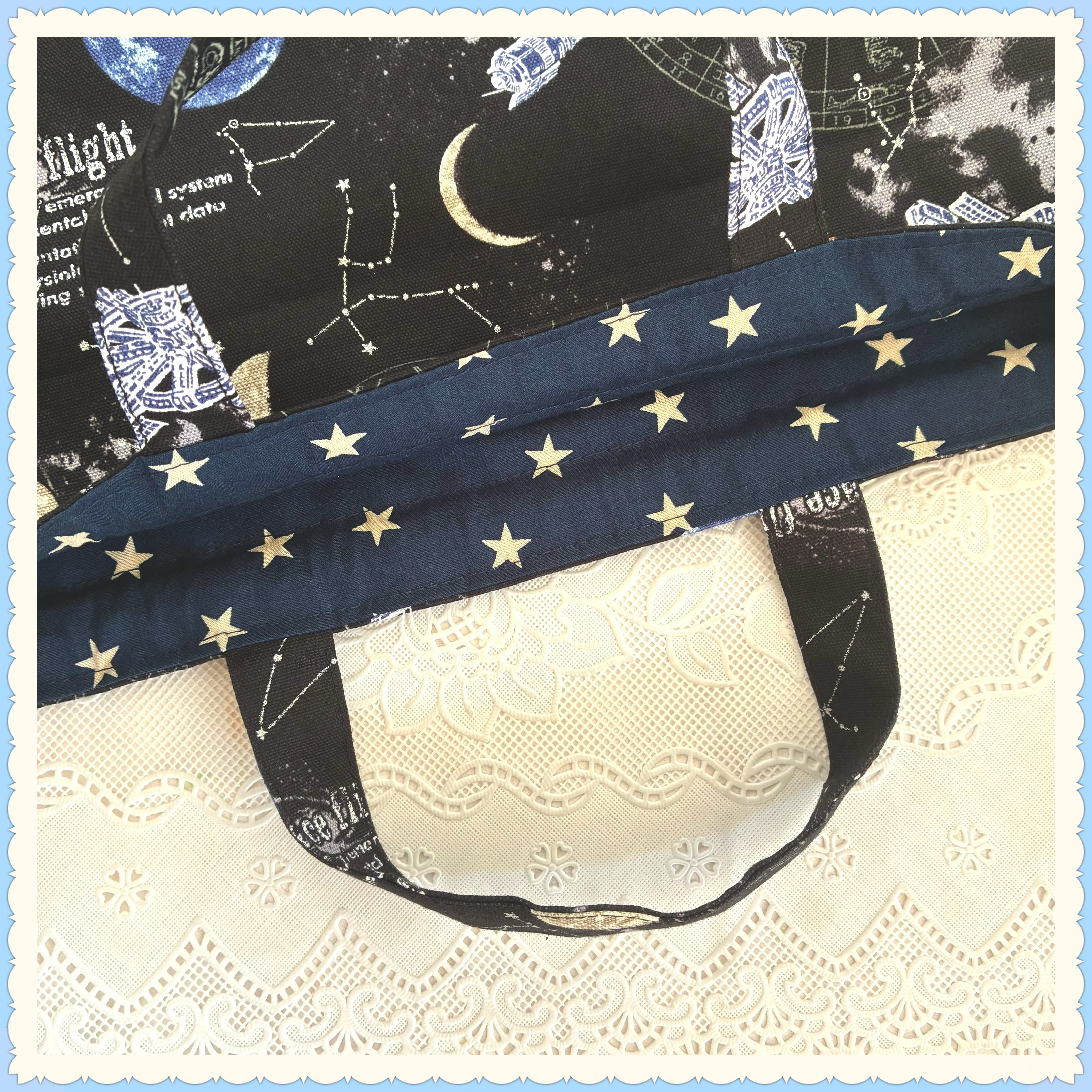 【3点セット】【入園入学】レッスンバッグ 上履き入れ 体操着袋《宇宙　惑星　銀河　星　スター　ブラック》男の子