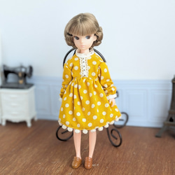 753【復刻版初代リカちゃん】黒のふんわりかぼちゃパンツ※1/6ドール服