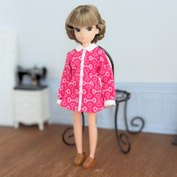 843【復刻版初代リカちゃん】カラフルドット柄のふんわりかぼちゃ