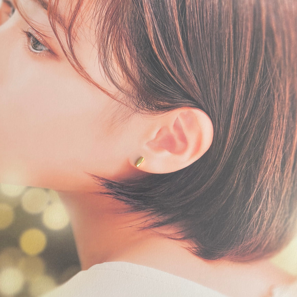 Facetピアス ゴールド スキンピアス 10枚目の画像