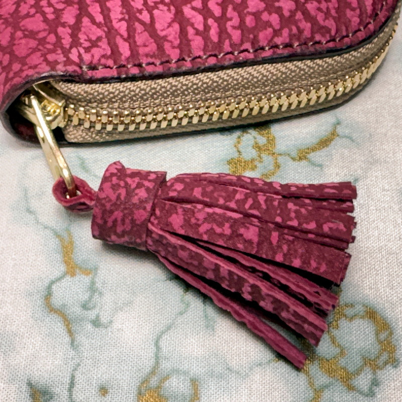 【AK.17】ヌバックシャーク(スパニッシュローズ)×ドラーロ･ブッテーロ firebird 阿古屋貝型 財布 高級仕様