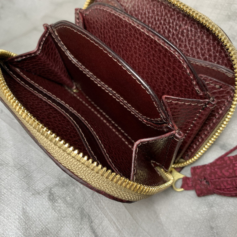 【AK.17】ヌバックシャーク(スパニッシュローズ)×ドラーロ･ブッテーロ firebird 阿古屋貝型 財布 高級仕様