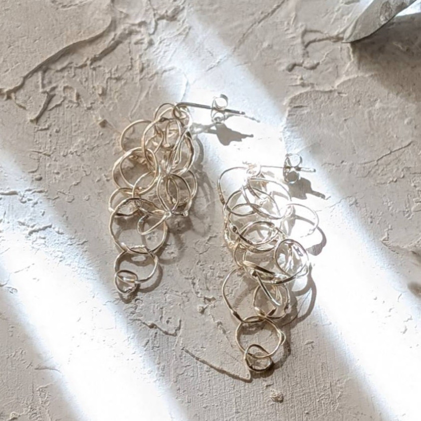 kemuri シルバーピアス【受注制作】