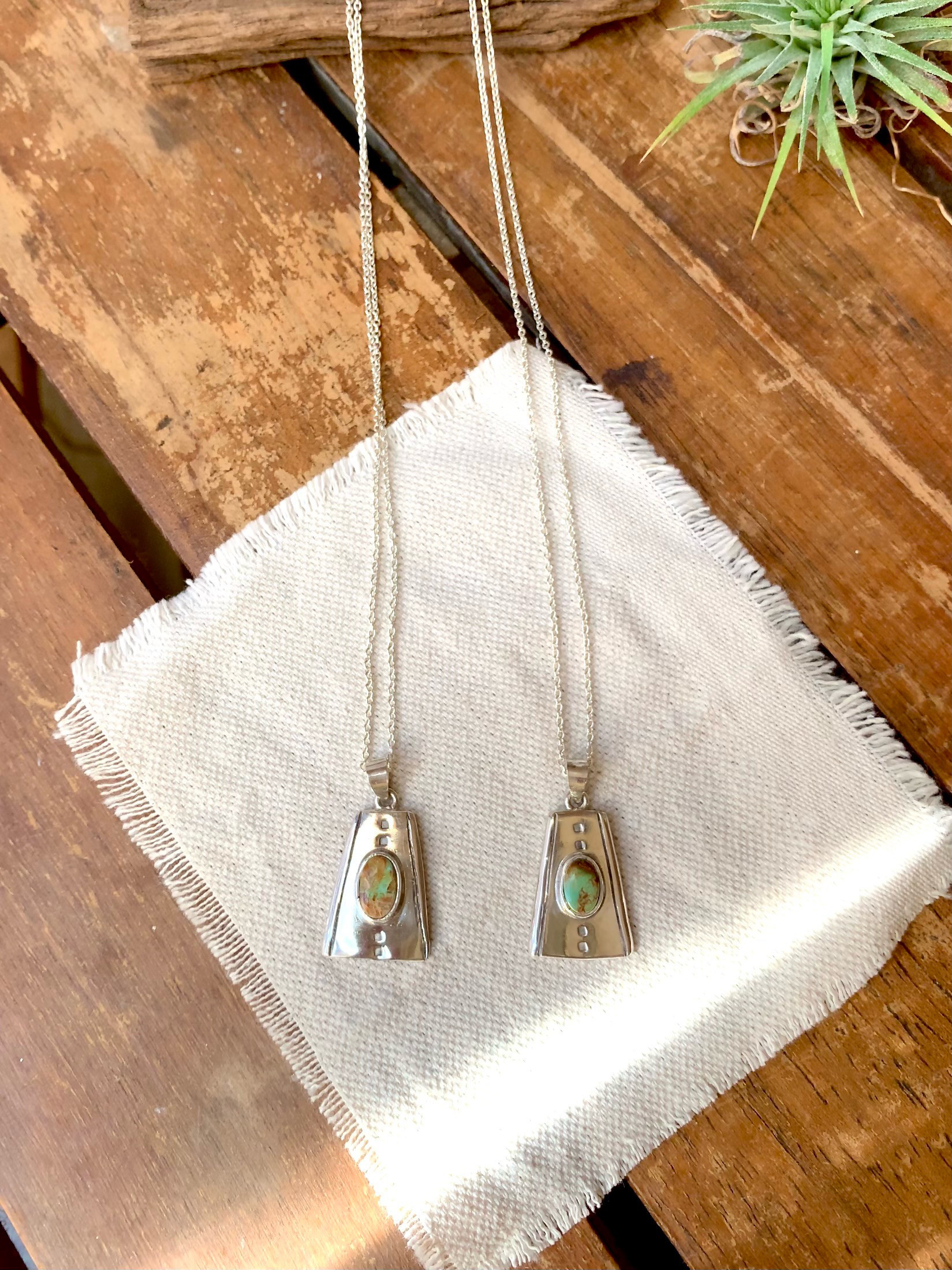 Valley163 | ターコイズのシルバーネックレス | ロイストン| クリップルクリーク | Silver950