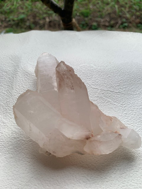 ヒマラヤ水晶　クラスター　大　マニカラン　～聖地のパワーで人生を高いステージへと導く　ひとつは持っておきたい幸運の石～