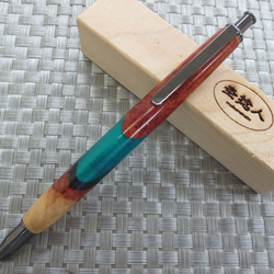 黒檀で創ったシャーペンの芯ケース ペン・筆記用具 杢捻人 通販