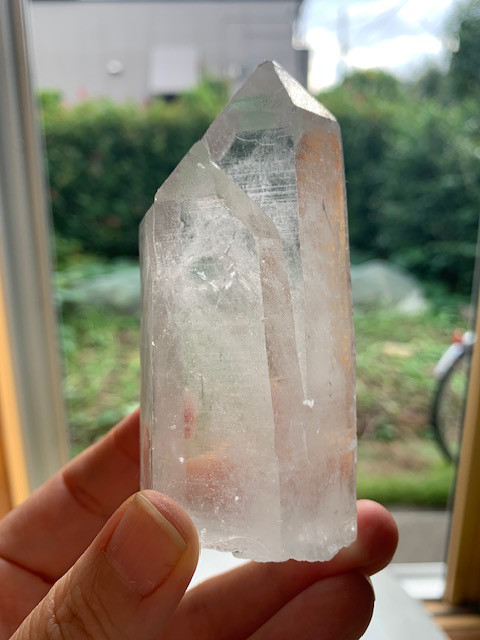 ファントムヒマラヤ水晶　ツイン　大　マスタークリスタル　マニカラン　～不屈の精神を宿し　与える　聖地のパワーで人生を高い