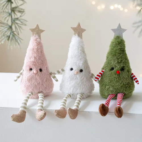 クリスマスツリー 人形 マスコット ツリーペンダント ぬいぐるみ