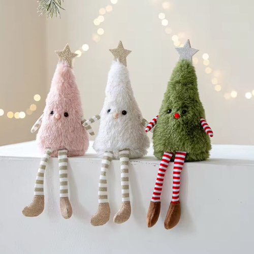 クリスマスツリー 人形 マスコット ツリーペンダント ぬいぐるみ