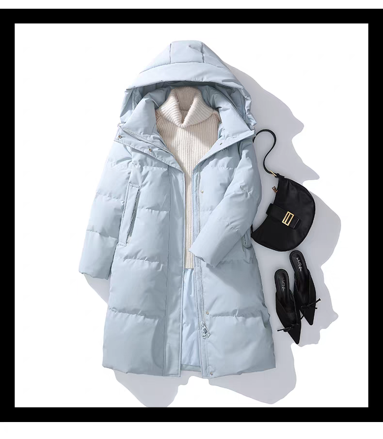 カーディガン トレーナー コート ジャケット 裏起毛 秋冬黒ふわふわ裏起毛ニットフード付きロングコート 受注制作 通勤