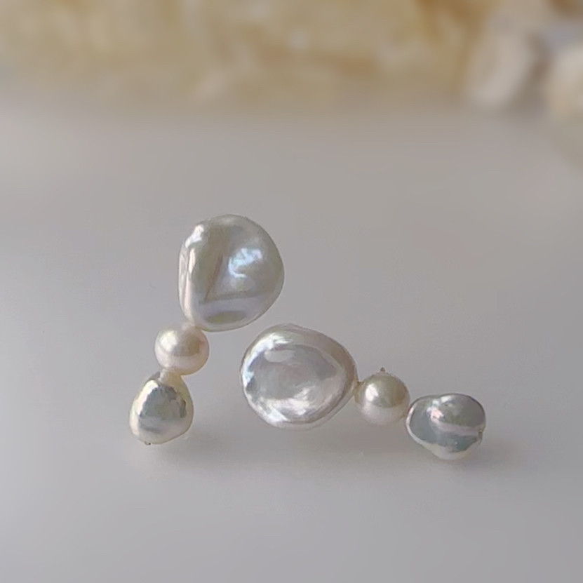 "Ruban リュバン"  リボン　パール