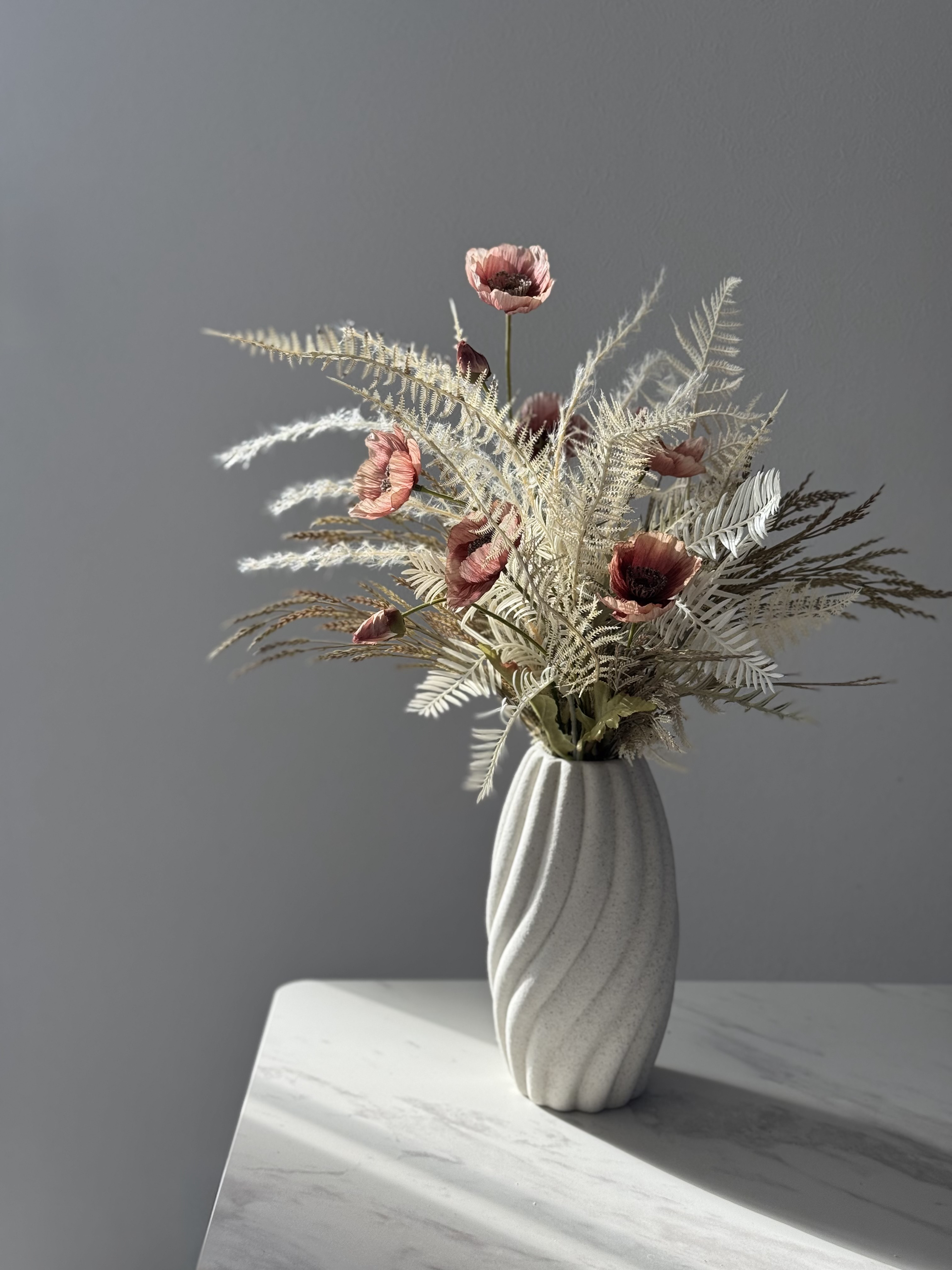 ドライフラワー風 ブーケ♪アーティフィシャルフラワー 造花 インテリア 前撮り 結婚式 造花インテリア