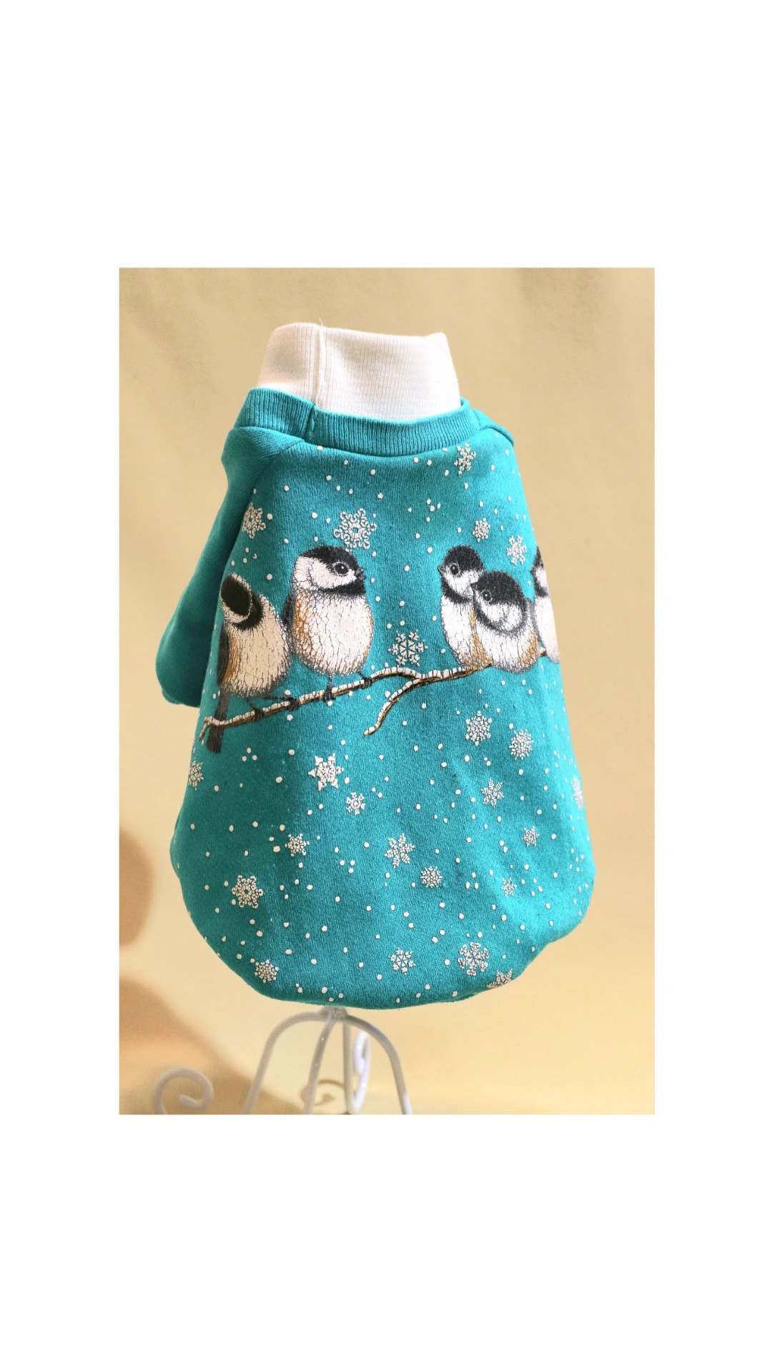 【この色柄1点のみ! 早い者勝ち!】アメリカ古着リメイク スウェット 犬服