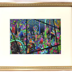 蛸の悪魔的従順 高見沢耳のジクレー版画作品 一点物の版画作品です(A4