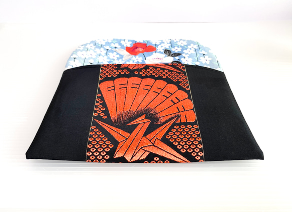 大人可愛いマルチケース帯リメイク御朱印帳入れパスポート入れ通帳入れお薬手帳入れ大人可愛いマルチケース送料込み5832 8枚目の画像