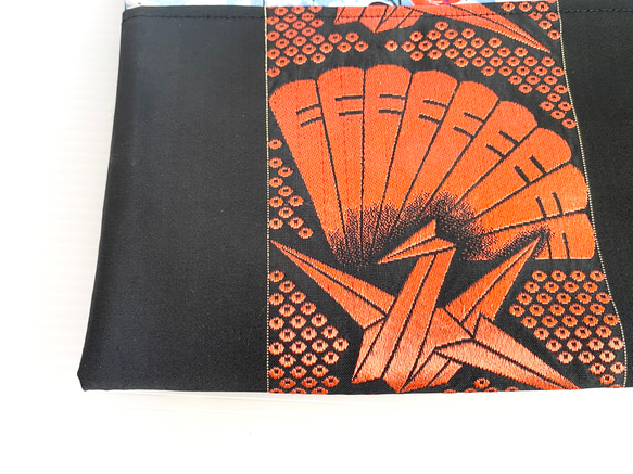 大人可愛いマルチケース帯リメイク御朱印帳入れパスポート入れ通帳入れお薬手帳入れ大人可愛いマルチケース送料込み5832 12枚目の画像