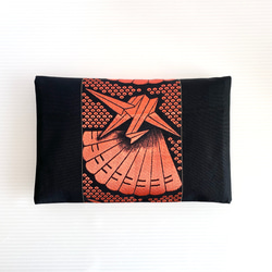 大人可愛いマルチケース帯リメイク御朱印帳入れパスポート入れ通帳入れお薬手帳入れ大人可愛いマルチケース送料込み5832 2枚目の画像