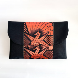 大人可愛いマルチケース帯リメイク御朱印帳入れパスポート入れ通帳入れお薬手帳入れ大人可愛いマルチケース送料込み5832 1枚目の画像