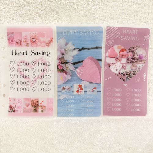 No.36 ハートsavingタイプ A6 saving リフィルバインダー貯金韓国