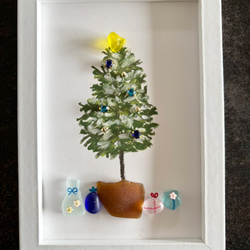 シーグラスアート『 ひな祭り』『 ひな祭り.。.:*～mini～』 値下げ》シーグラスアート 【お花見ひな祭り 】インテリア アート